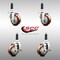Service Caster 3 Inch 316SS Maroon Poly Swivel 3/4 Inch Expanding Stem Caster Brake SCC, 2PK SS316EX20S314-PPUB-MRN-2-TLB-2-34 - alternate 2